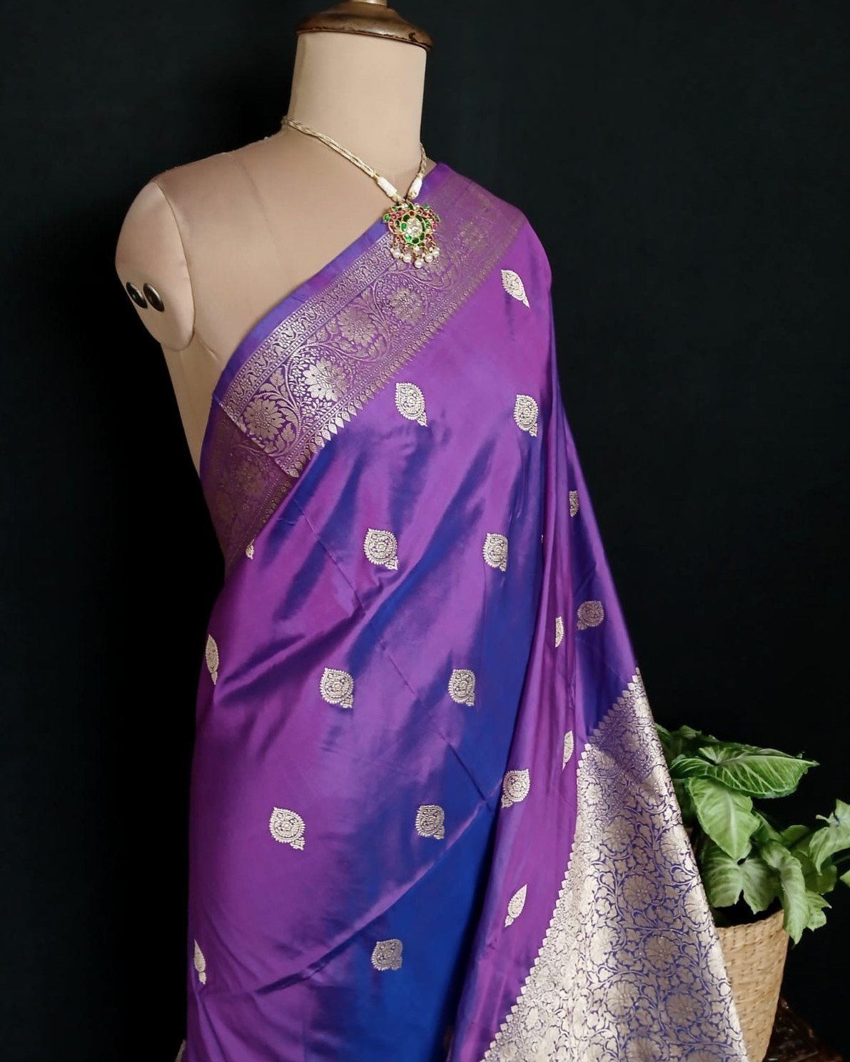 Banarasi Kadua Katan Silk Saree – (BANA0041) - Image 2