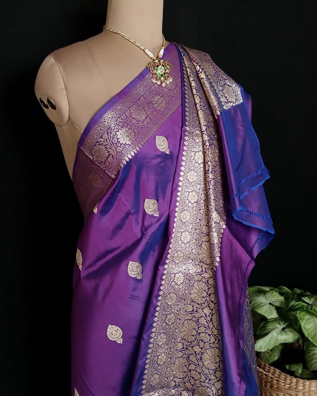 Banarasi Kadua Katan Silk Saree – (BANA0041) - Image 5