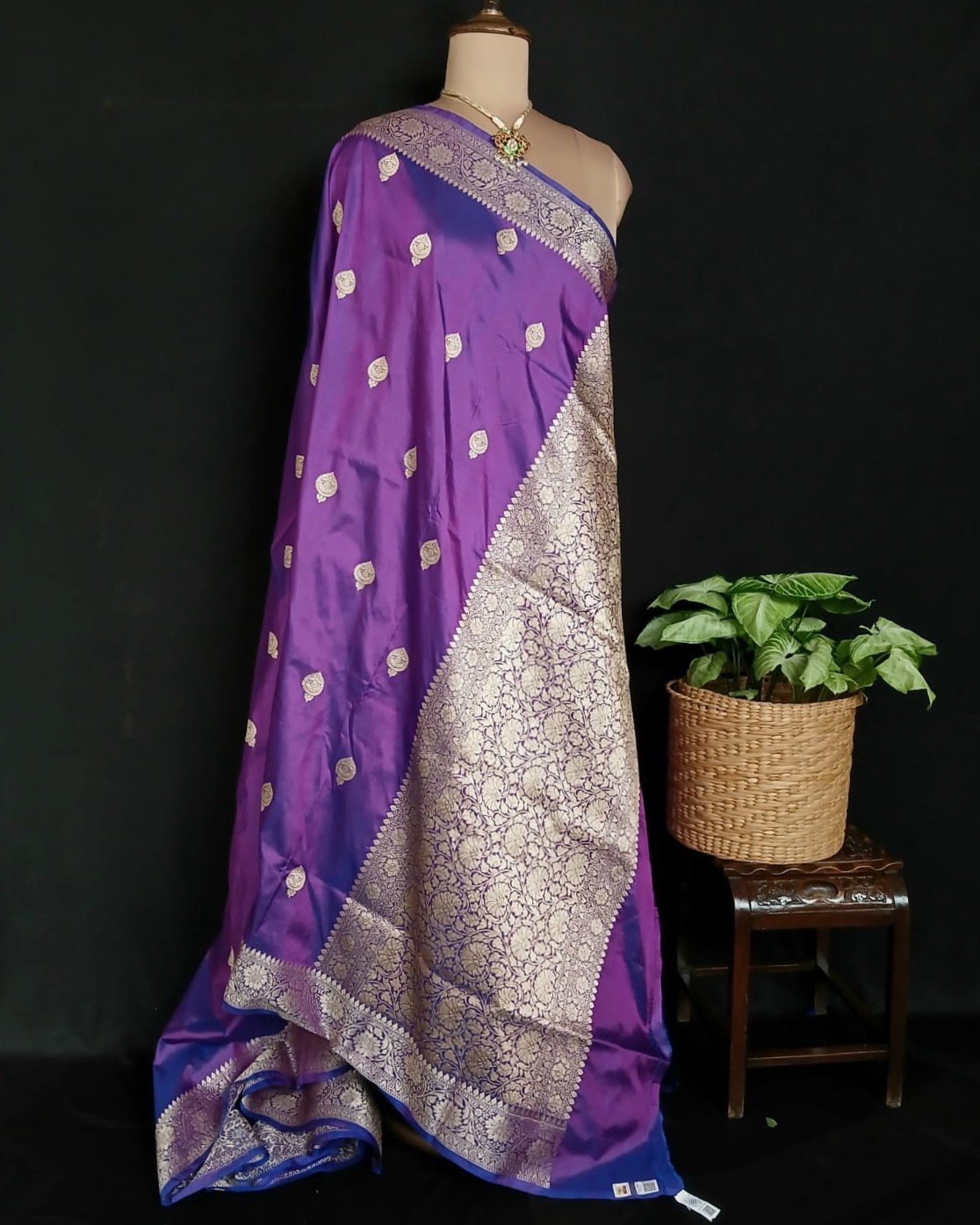 Banarasi Kadua Katan Silk Saree – (BANA0041) - Image 8