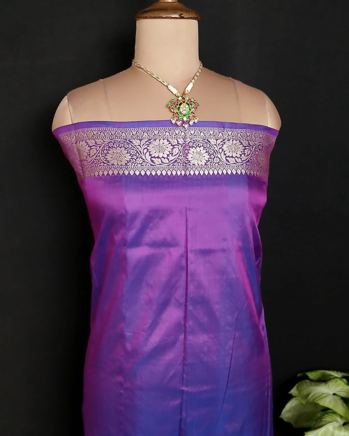 Banarasi Kadua Katan Silk Saree – (BANA0041) - Image 9