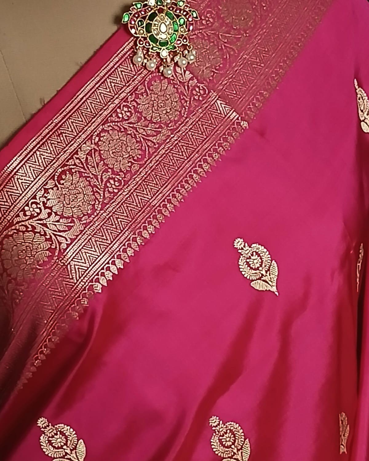 Banarasi Kadua Katan Silk Saree – (BANA0029) - Image 7