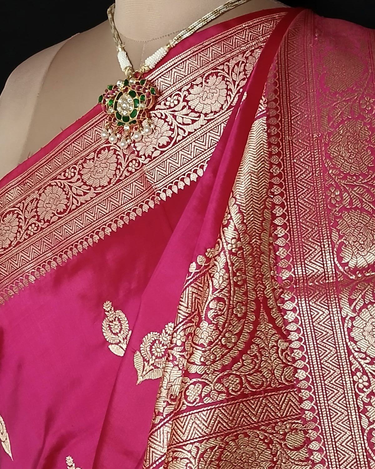 Banarasi Kadua Katan Silk Saree – (BANA0029) - Image 4