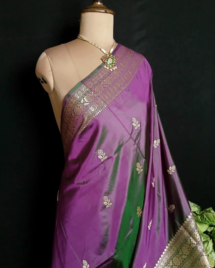 Banarasi Kadua Katan Silk Saree – (BANA0030) - Image 2