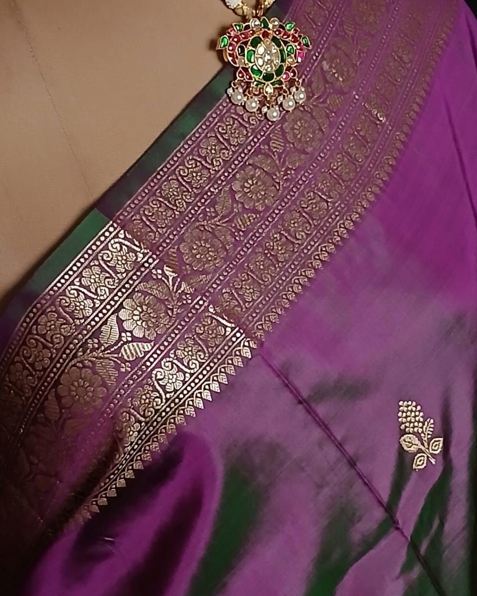 Banarasi Kadua Katan Silk Saree – (BANA0030) - Image 7
