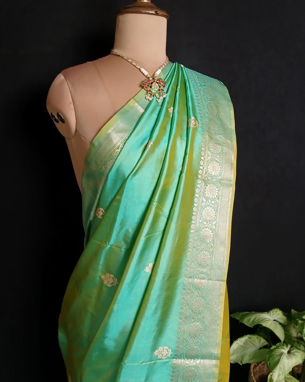 Banarasi Kadua Katan Silk Saree – (BANA0031) - Image 3