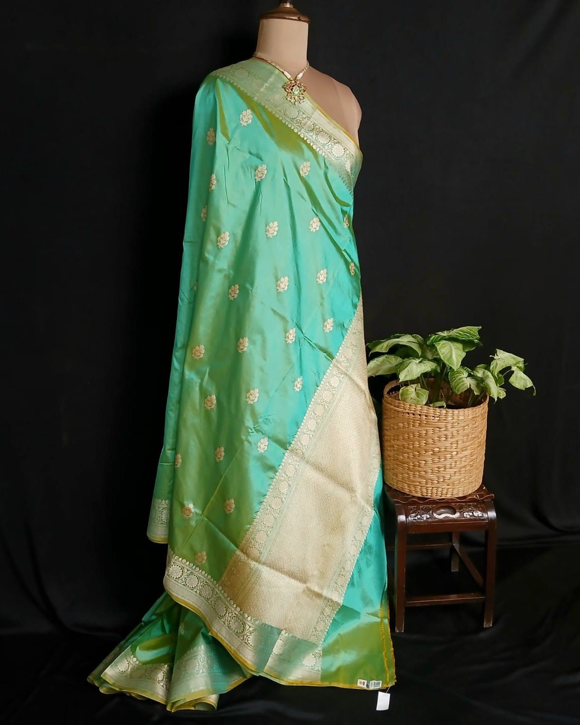 Banarasi Kadua Katan Silk Saree – (BANA0031) - Image 8