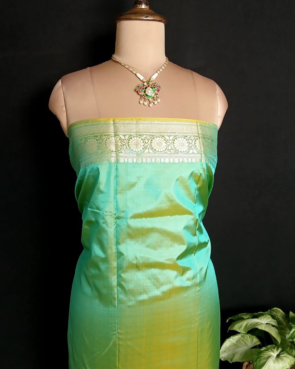 Banarasi Kadua Katan Silk Saree – (BANA0031) - Image 9