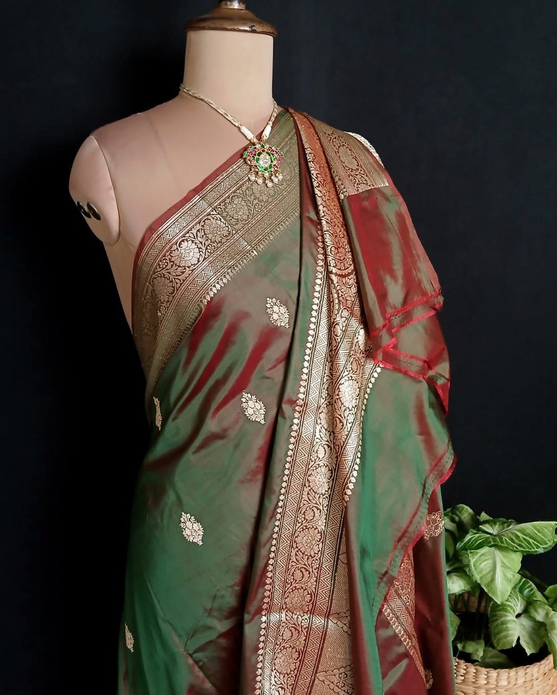 Banarasi Kadua Katan Silk Saree – (BANA0032) - Image 5