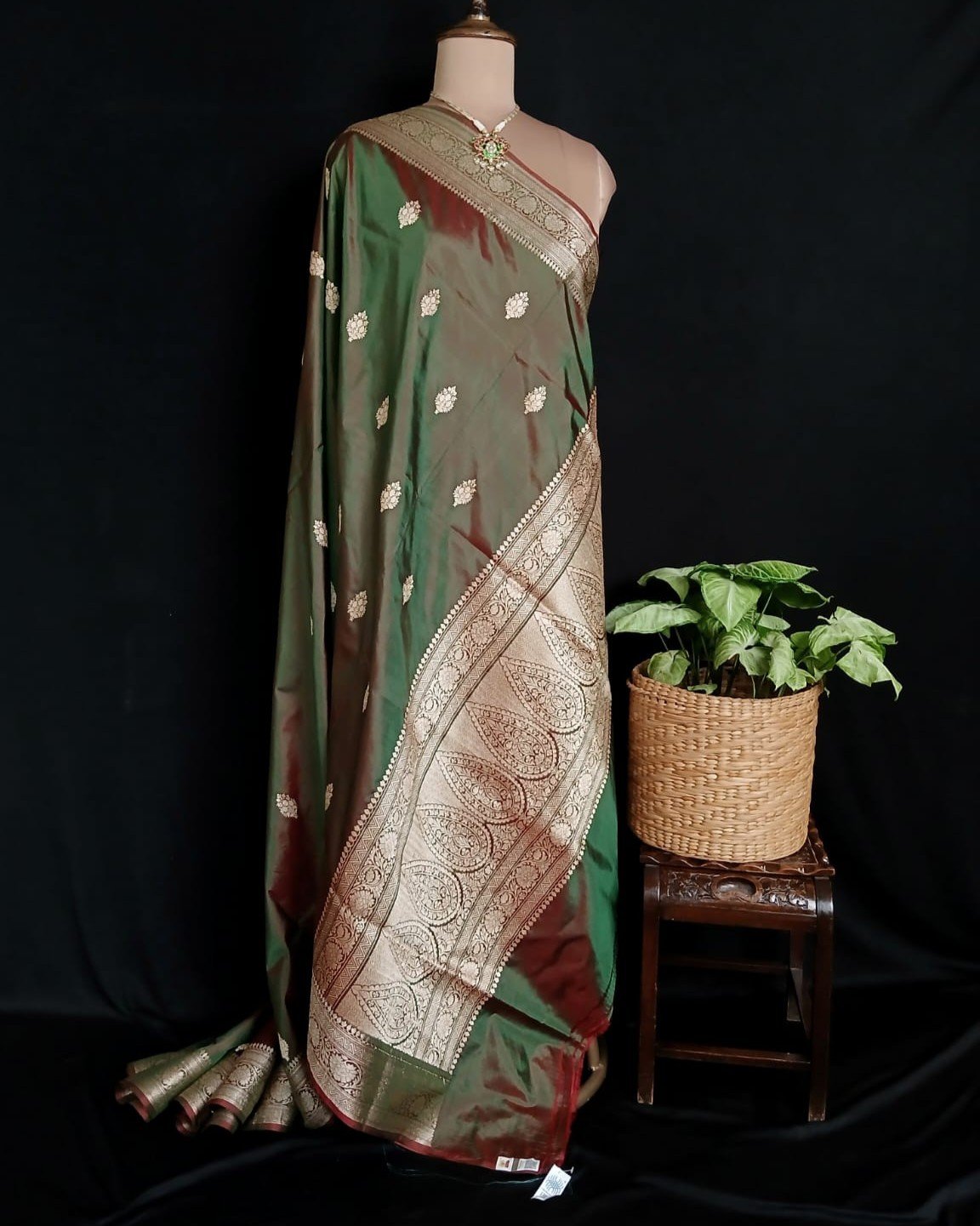 Banarasi Kadua Katan Silk Saree – (BANA0032) - Image 8