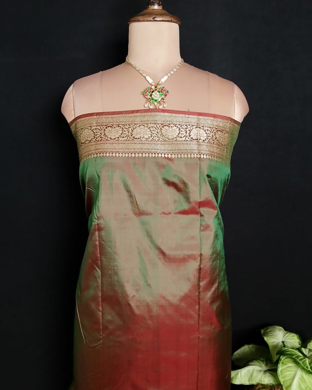 Banarasi Kadua Katan Silk Saree – (BANA0032) - Image 9