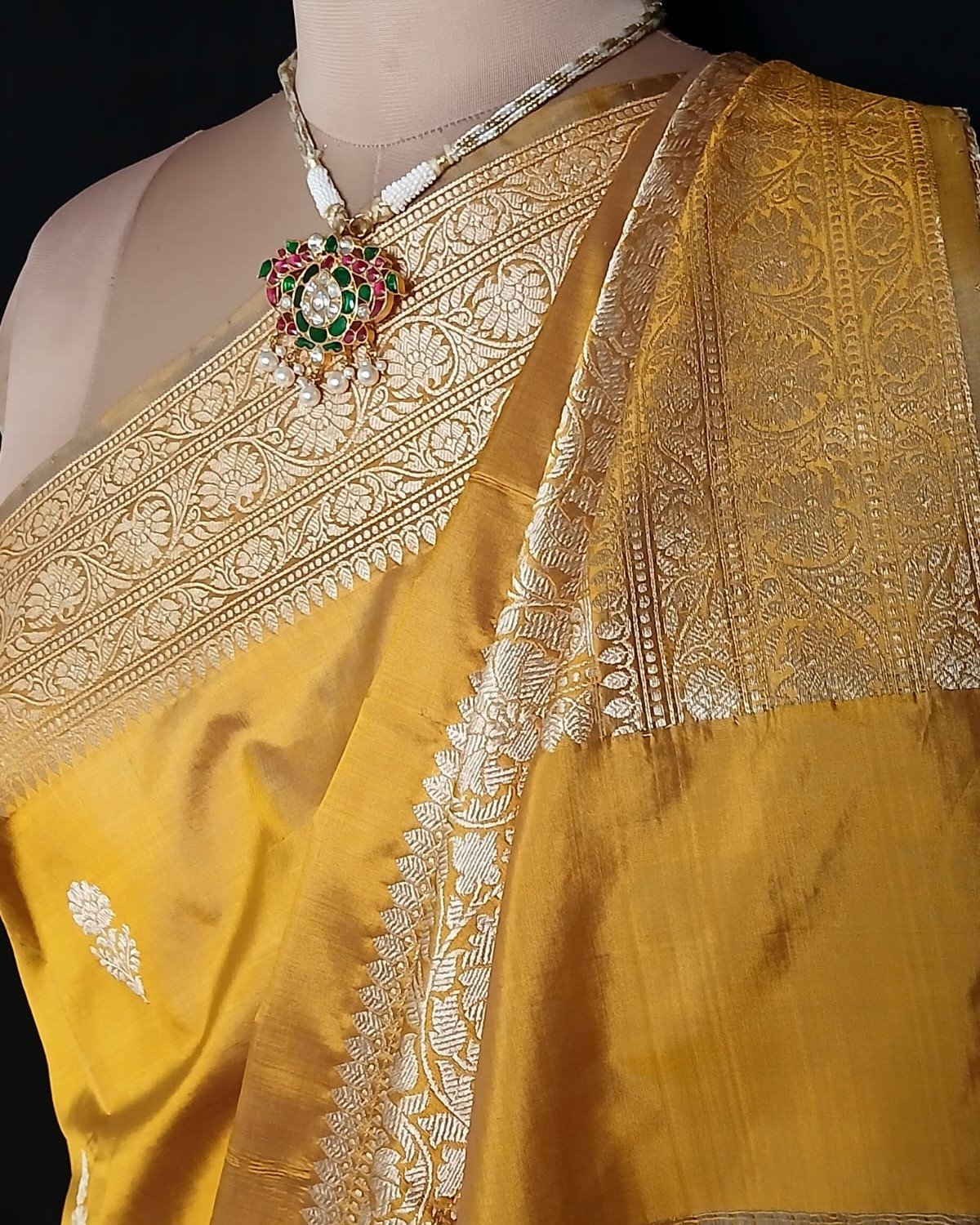 Banarasi Kadua Katan Silk Saree – (BANA0033) - Image 4