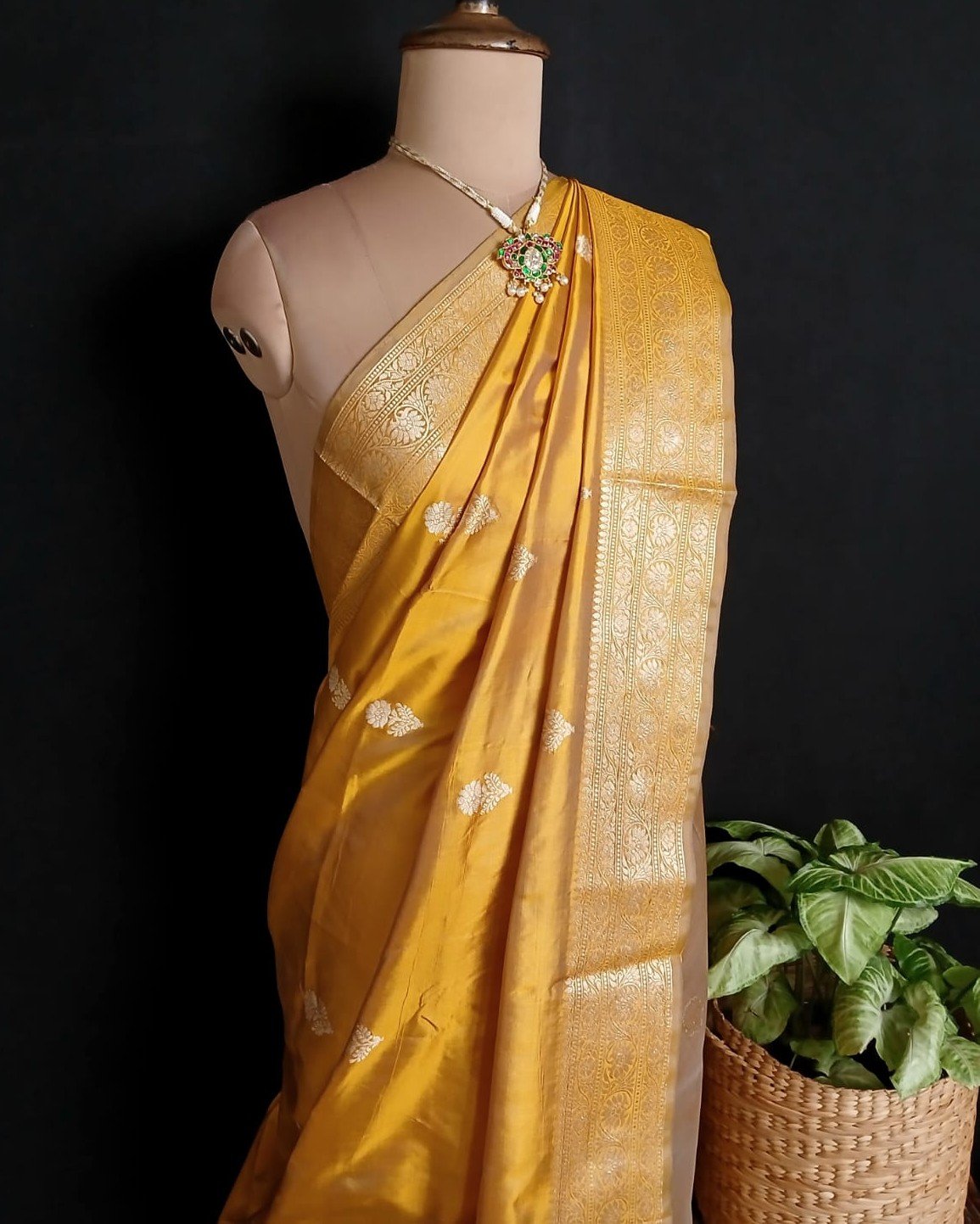 Banarasi Kadua Katan Silk Saree – (BANA0033) - Image 3