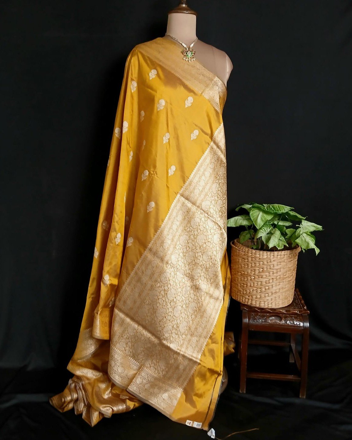 Banarasi Kadua Katan Silk Saree – (BANA0033) - Image 8