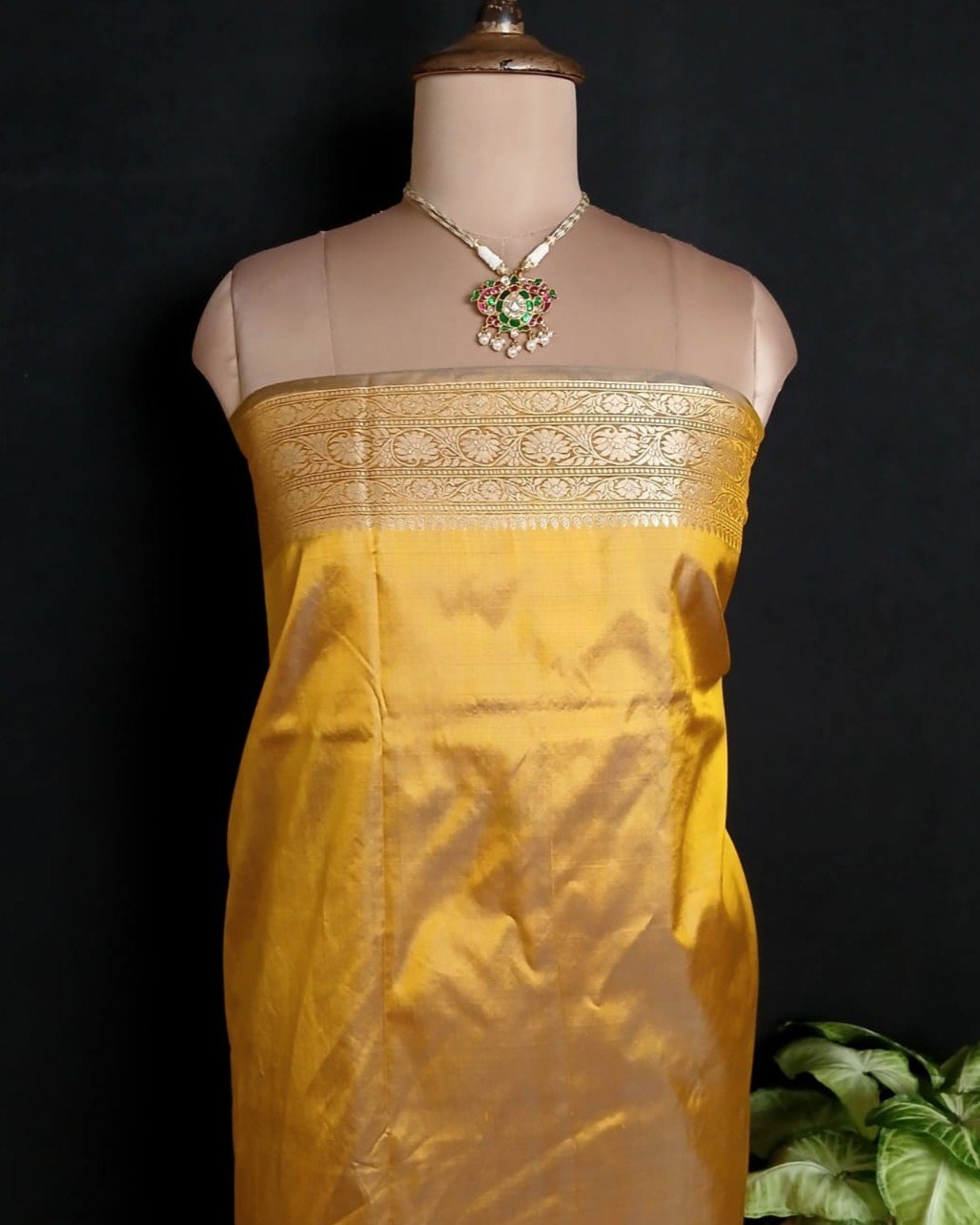 Banarasi Kadua Katan Silk Saree – (BANA0033) - Image 9