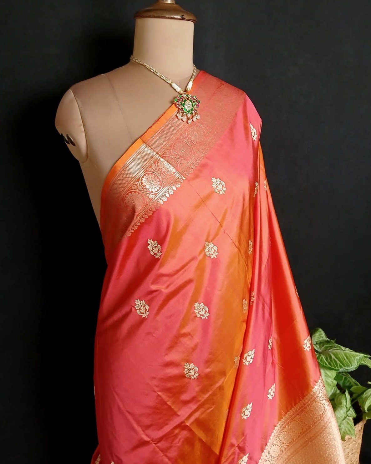 Banarasi Kadua Katan Silk Saree – (BANA0034) - Image 2