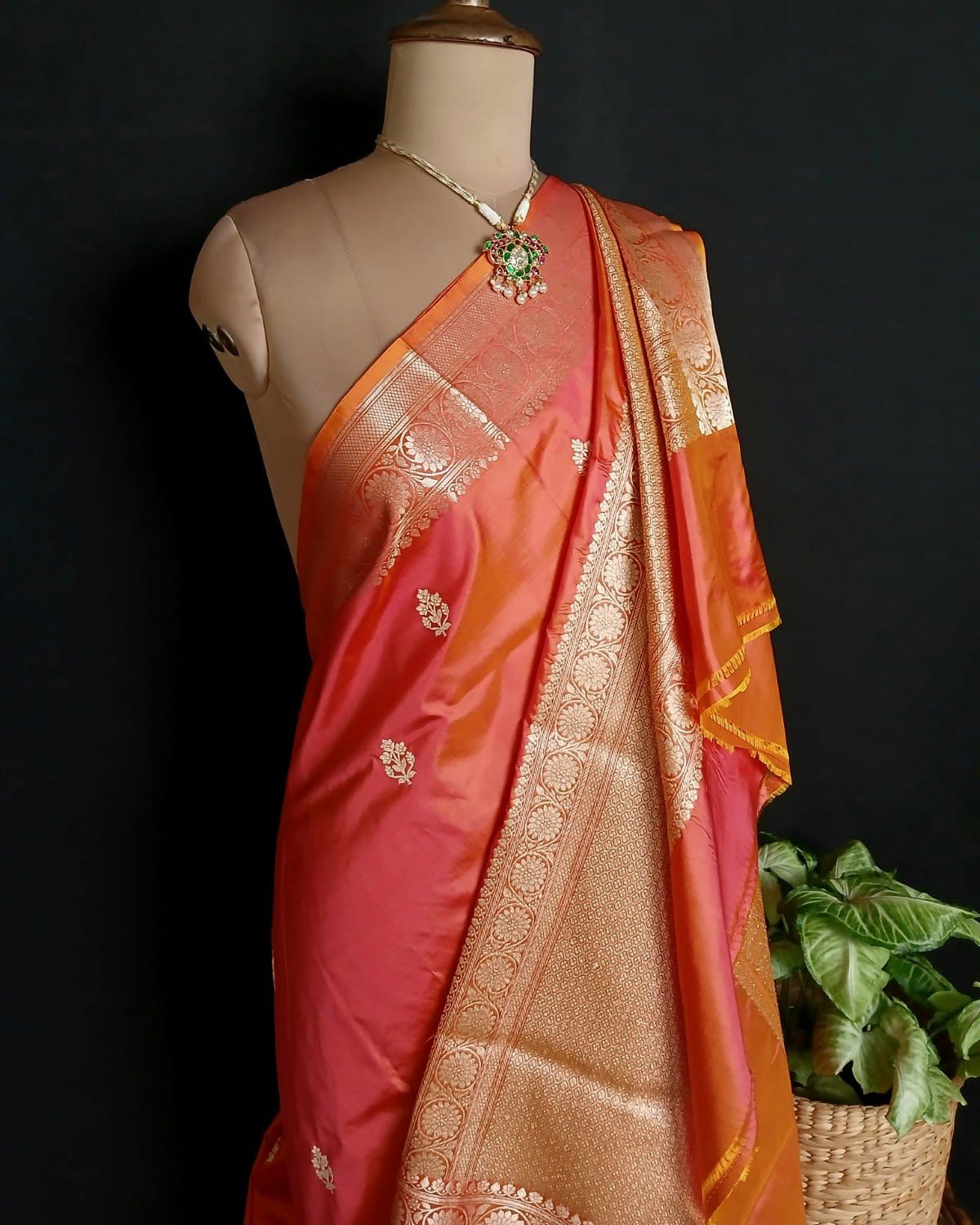 Banarasi Kadua Katan Silk Saree – (BANA0034) - Image 5