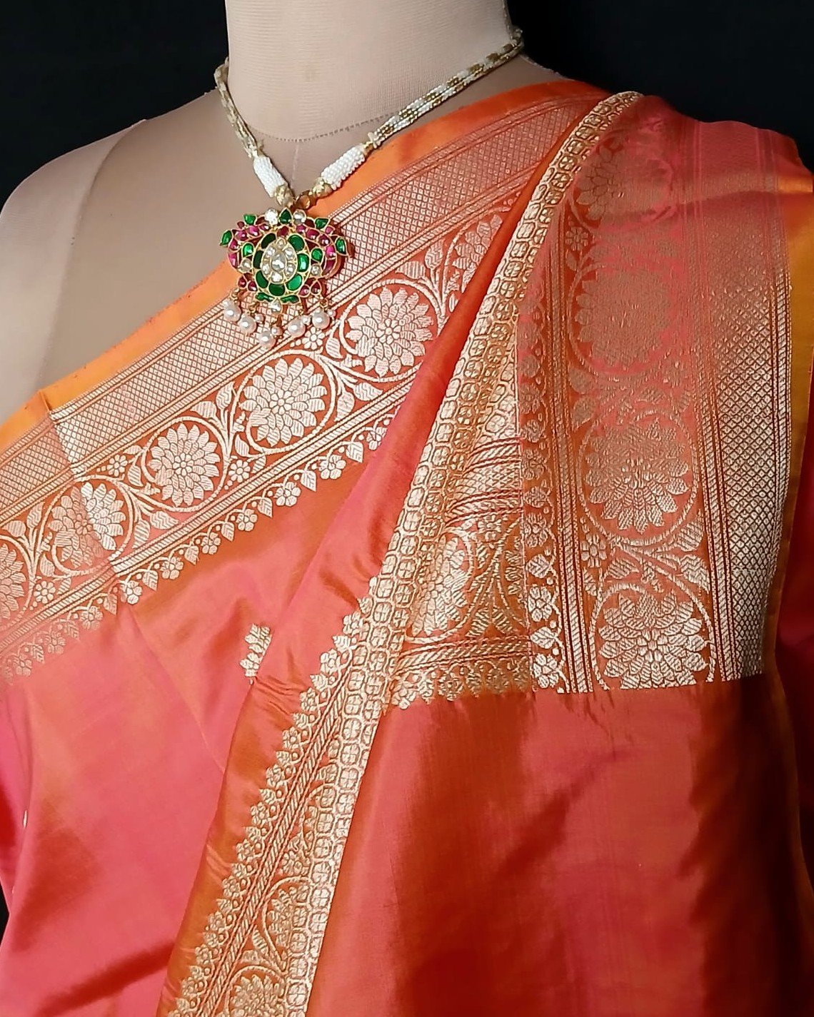 Banarasi Kadua Katan Silk Saree – (BANA0034) - Image 4