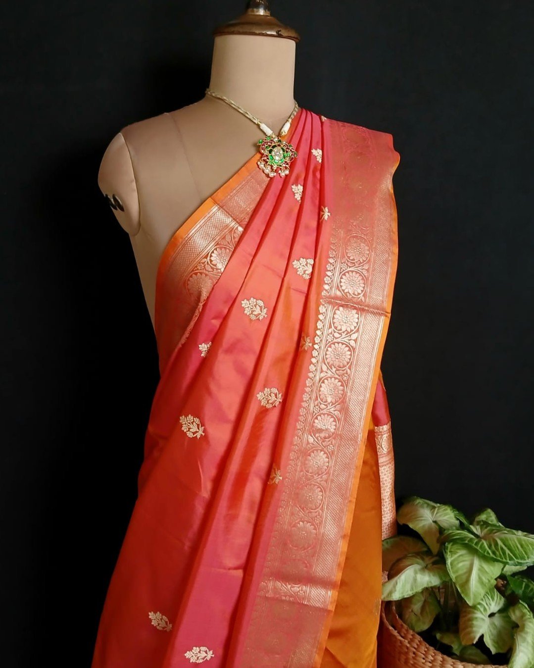Banarasi Kadua Katan Silk Saree – (BANA0034) - Image 3