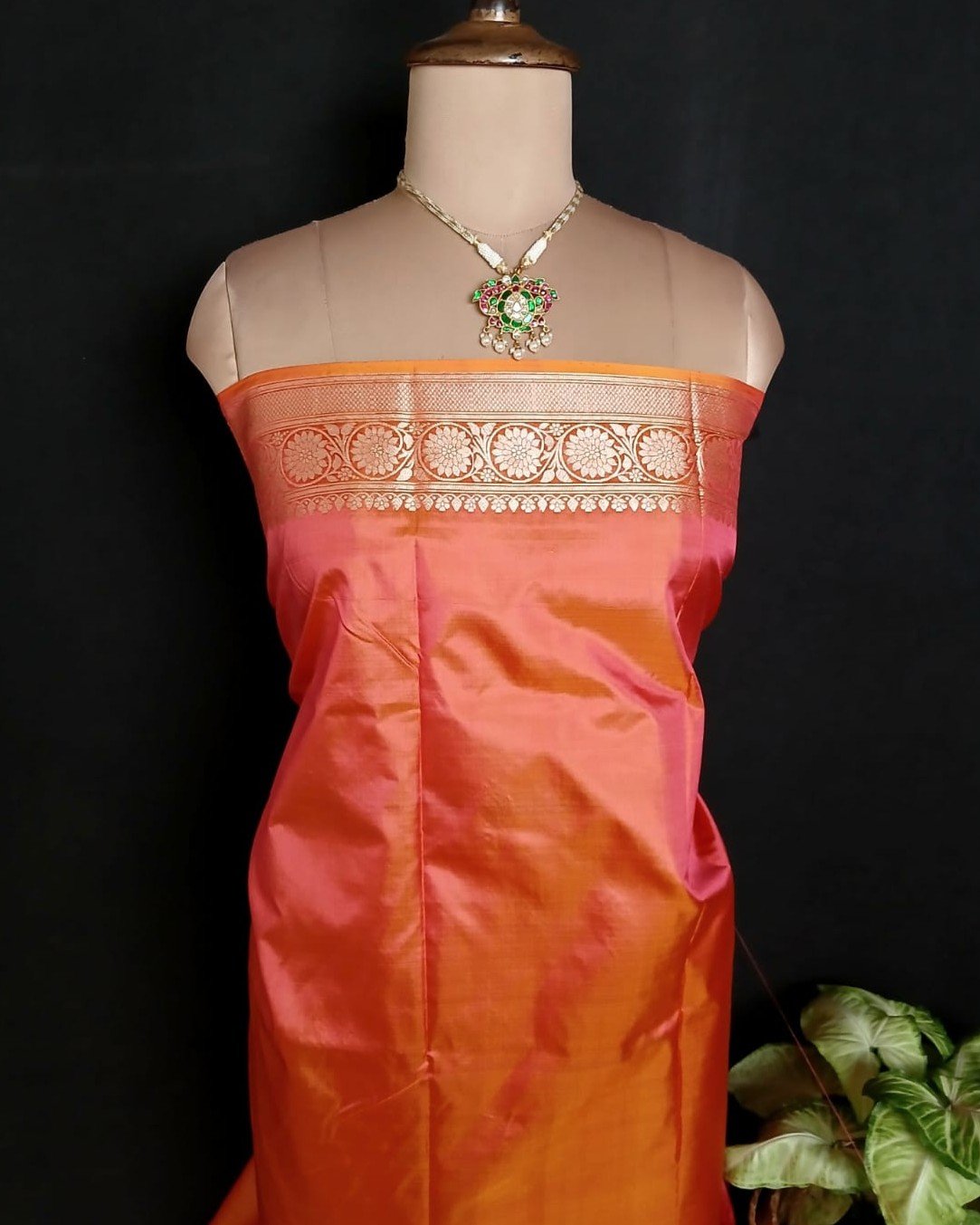 Banarasi Kadua Katan Silk Saree – (BANA0034) - Image 9