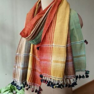 Bhujodi Kala Cotton Stole – (BHST0010)