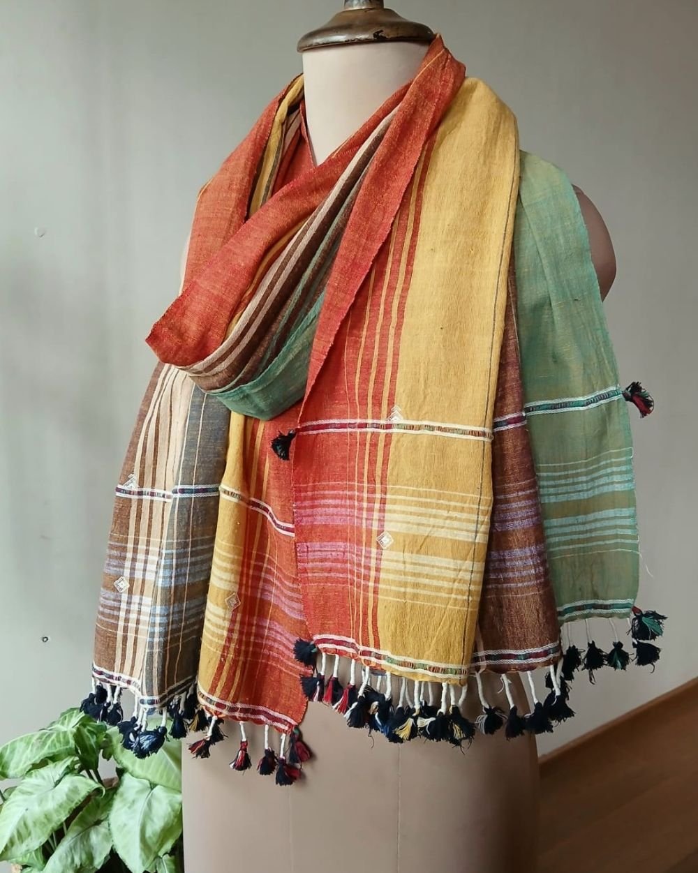 Bhujodi Kala Cotton Stole – (BHST0010)