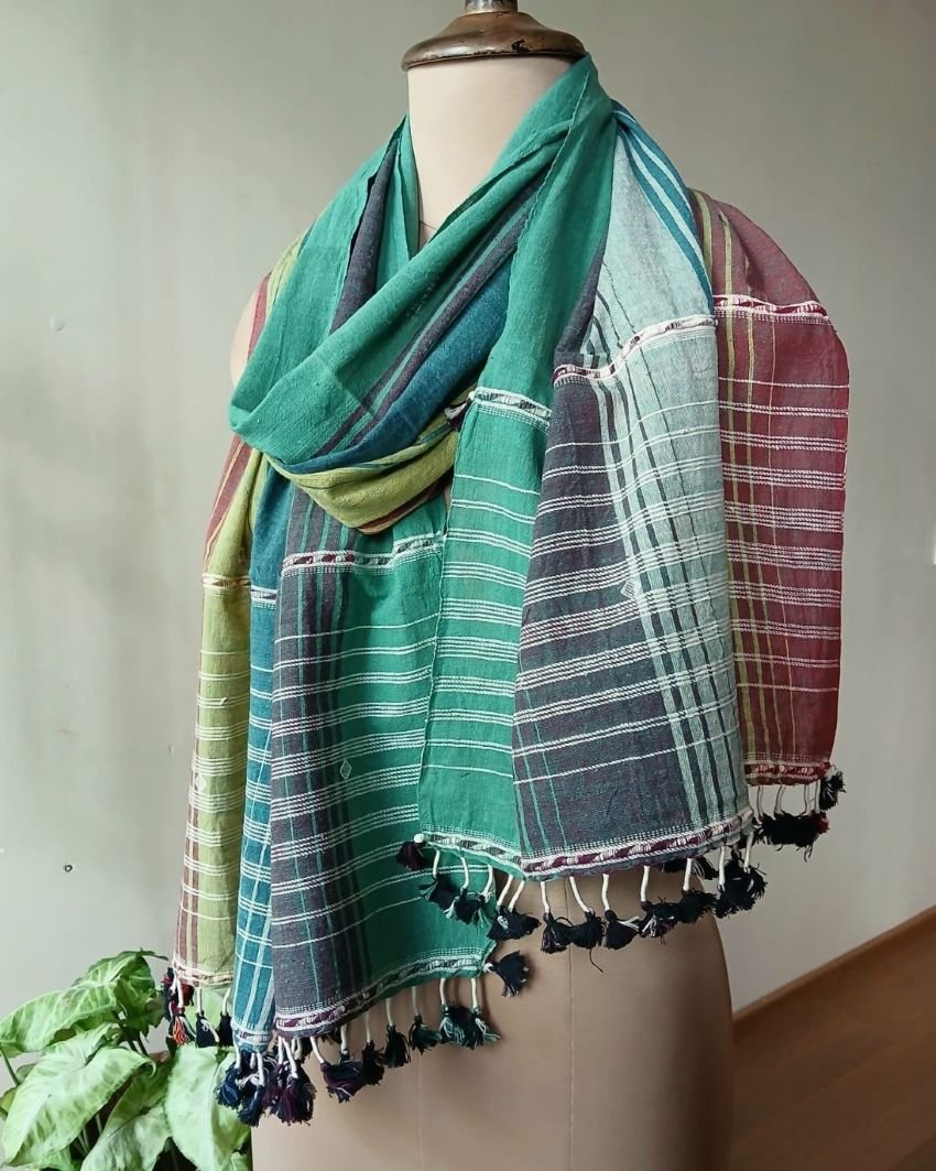Bhujodi Kala Cotton Stole – (BHST0013)