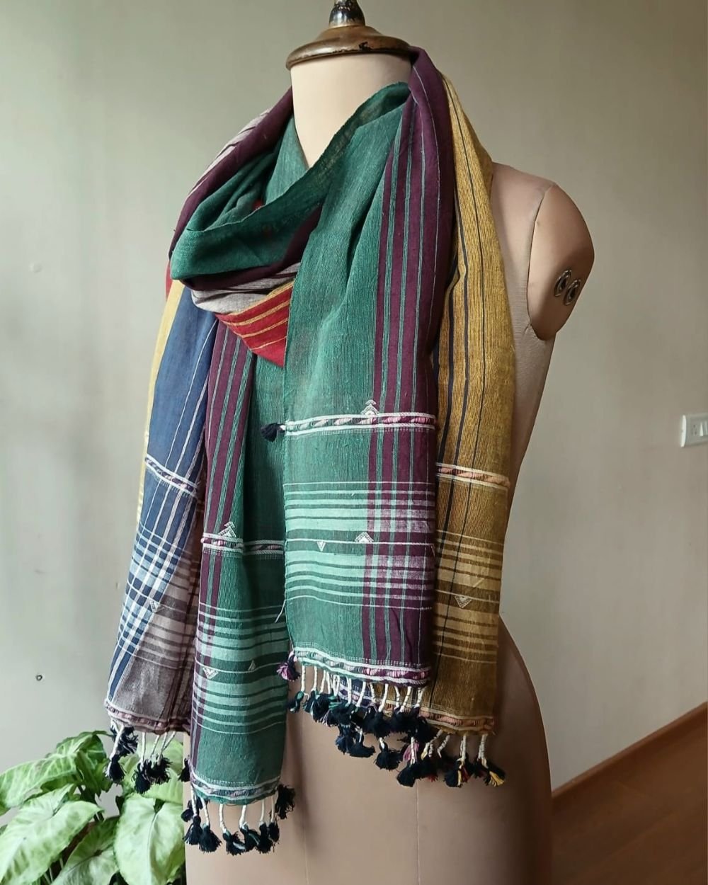 Bhujodi Kala Cotton Stole – (BHST0014)