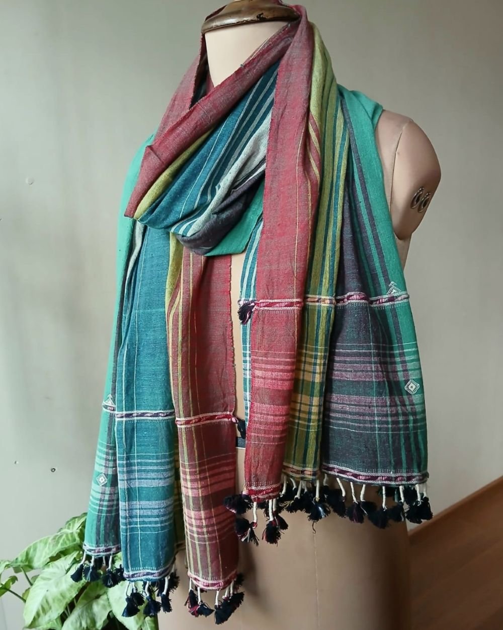 Bhujodi Kala Cotton Stole – (BHST0016)