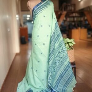Cotton Kantha Saree from Santiniketan – (KNCS0012)
