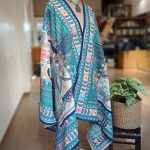 Hand Embroidered Dupatta from Punjab - (HEDP0010)