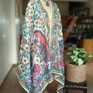 Hand Embroidered Dupatta from Punjab - (HEDP0012)