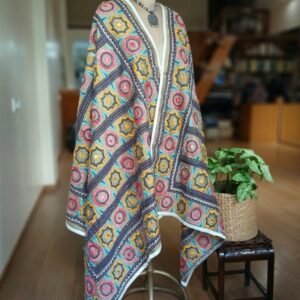 Hand Embroidered Dupatta from Punjab - (HEDP0003)