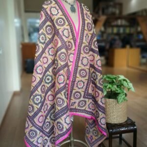 Hand Embroidered Dupatta from Punjab - (HEDP0004)