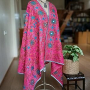 Hand Embroidered Dupatta from Punjab - (HEDP0005)
