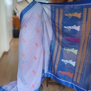 Gollabhama (milkmaid / gopika) handweave saree in cotton – (WGHS0007)