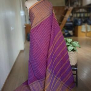 Classic Handwoven 40-count Kandangi from Chettinad – (CHKS0033)