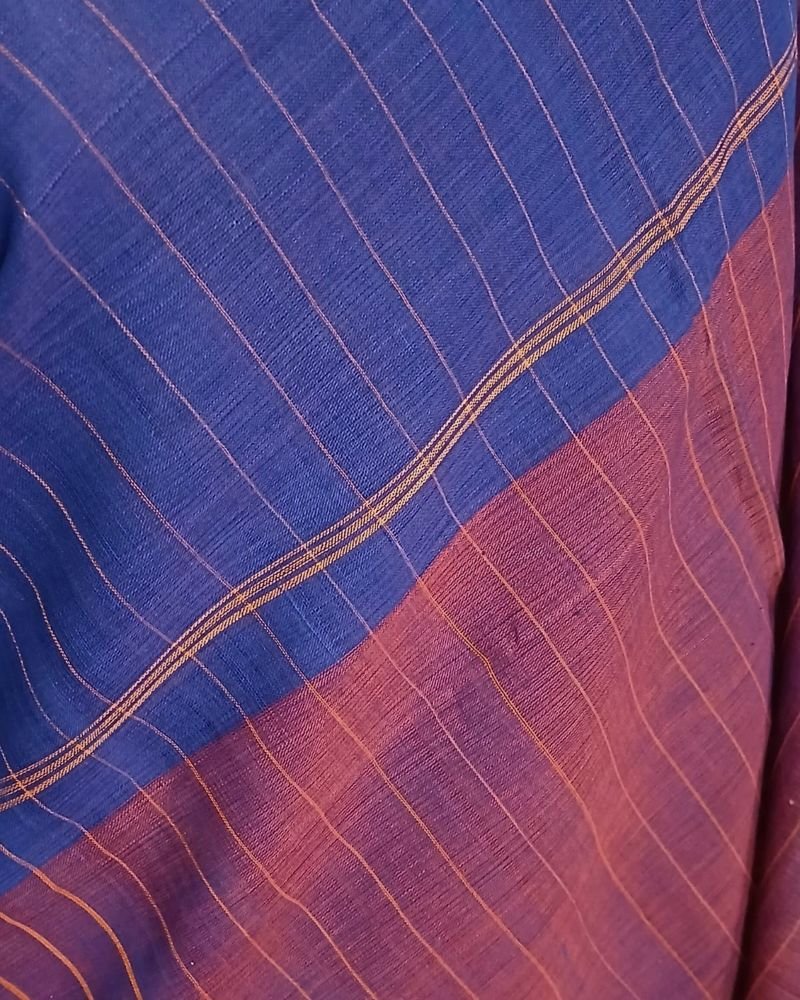 Classic Handwoven 40-count Kandangi from Chettinad – (CHKS0034) - Image 3