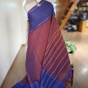 Classic Handwoven 40-count Kandangi from Chettinad – (CHKS0036)
