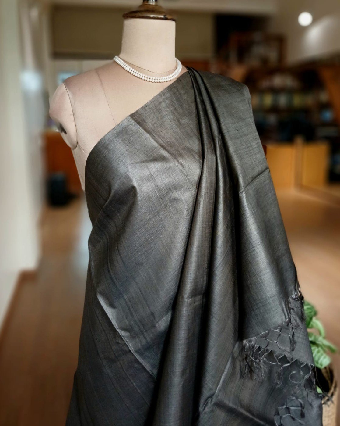 Kosa Tussar Silk Saree - (KTSS1015) - Image 4