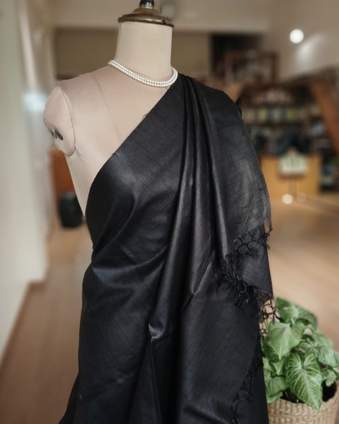 Kosa Tussar Silk Saree - (KTSS1016) - Image 4