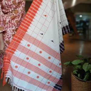 Handweave Cotton Kotpad Dupatta – (CTKD0023)