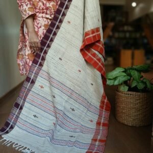 Kotpad Dupatta in Tussar Silk and Cotton Mix – (KKTD0010)