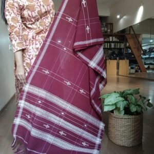 Handweave Cotton Kotpad Dupatta – (CTKD0014)