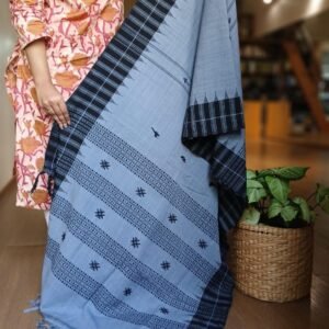 Handweave Cotton Kotpad Dupatta – (CTKD0015)