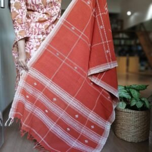 Handweave Cotton Kotpad Dupatta – (CTKD0016)