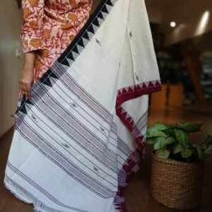 Handweave Cotton Kotpad Dupatta – (CTKD0019)