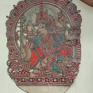 Saraswati- Togalu Gombeyaata Leather Puppet of Karnataka - (TGLP0009)