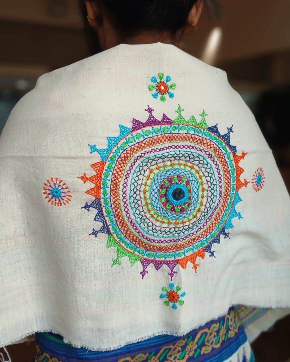 Mandala Blouse Piece – (MAND1176)