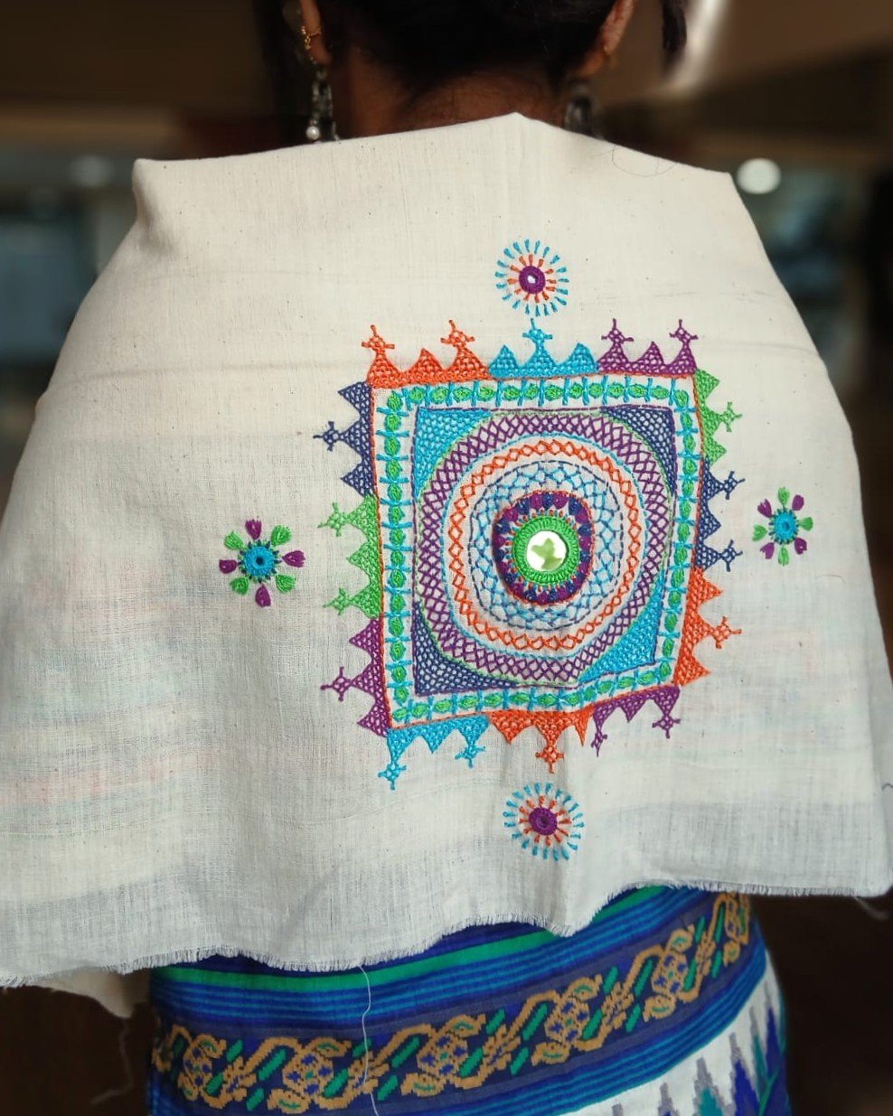 Mandala Blouse Piece – (MAND1174)