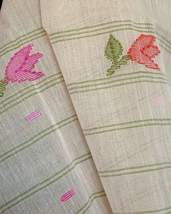Manipur Handloom 3-piece Salwar Set - (MHSS0040) - Image 8
